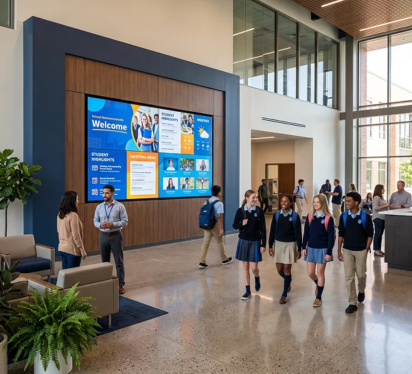 School Entry & Interior Display Solution